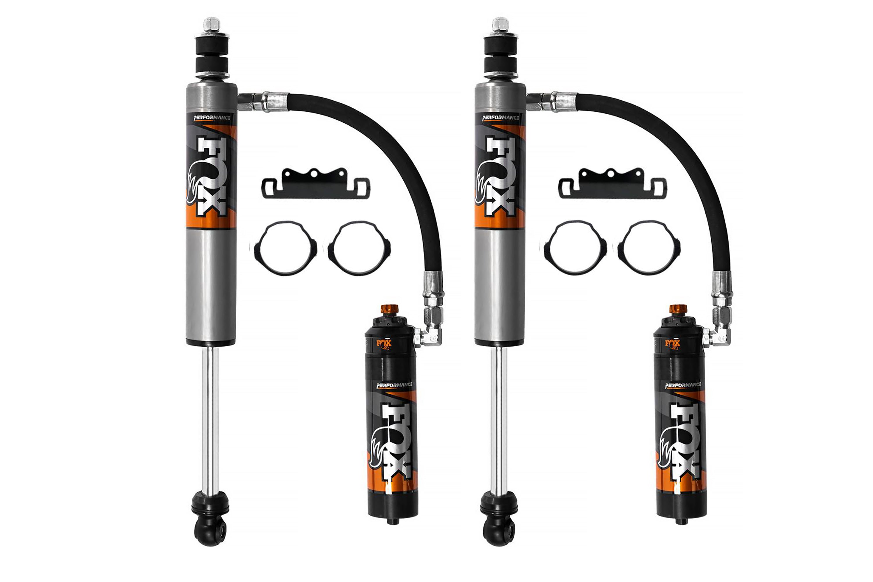 FOX 2.5 Rear Shocks w/ DSC Reservoir | 0-1.5 Inch Lift | Performance Elite Series | Toyota Tacoma (05-23) 4WD